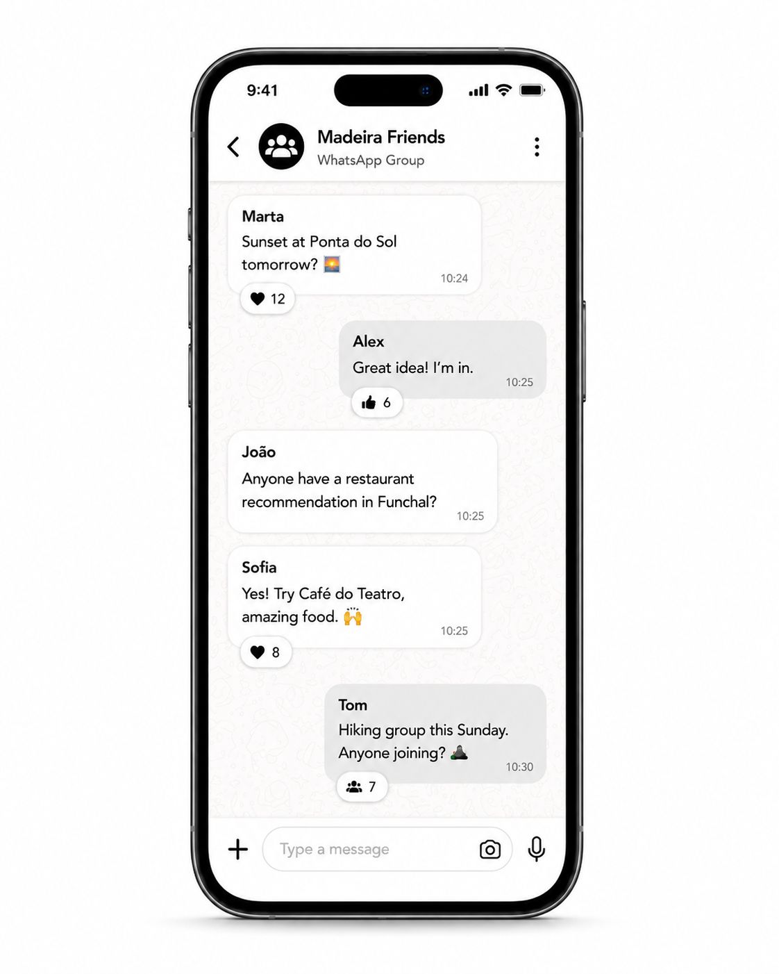 Madeira Friends WhatsApp group